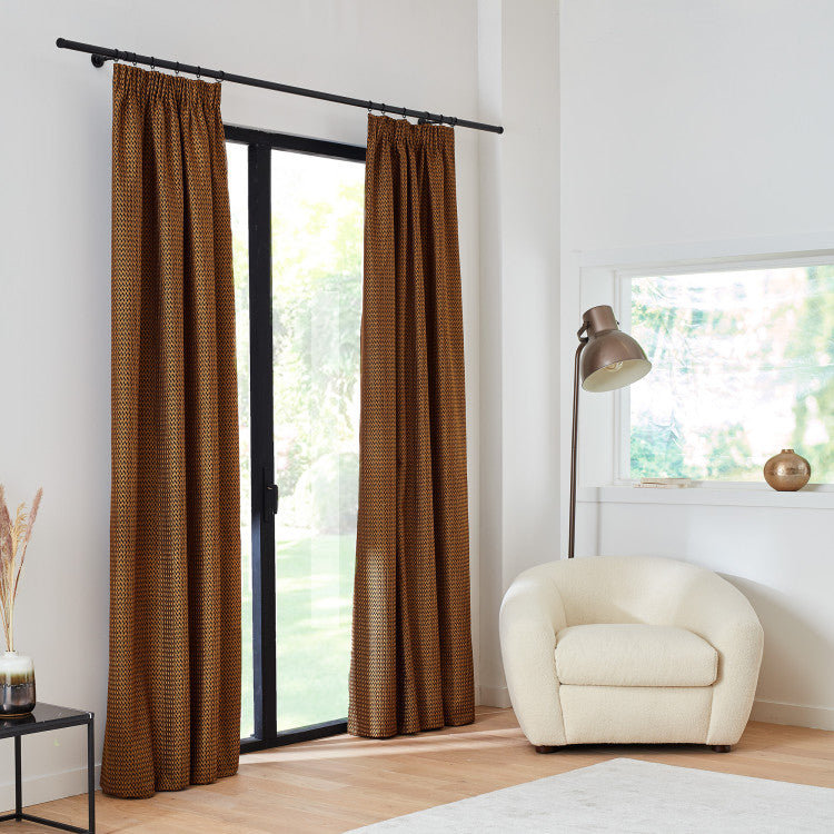 Octave Blackout Curtain Single Panel, Width 134 x Drop 350cm