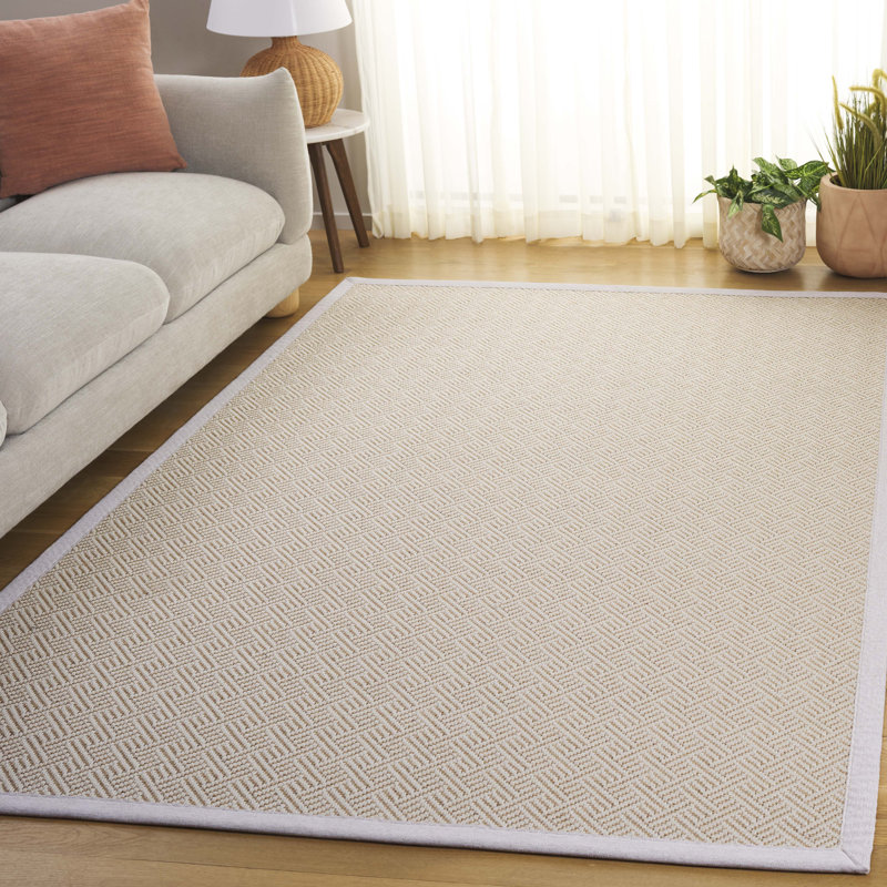 Pylesville 148 Area Rug In Natural / Ivory, Rectangle 5' x 8'