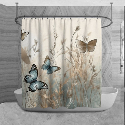Rideau de douche Butterfly Rhilyn