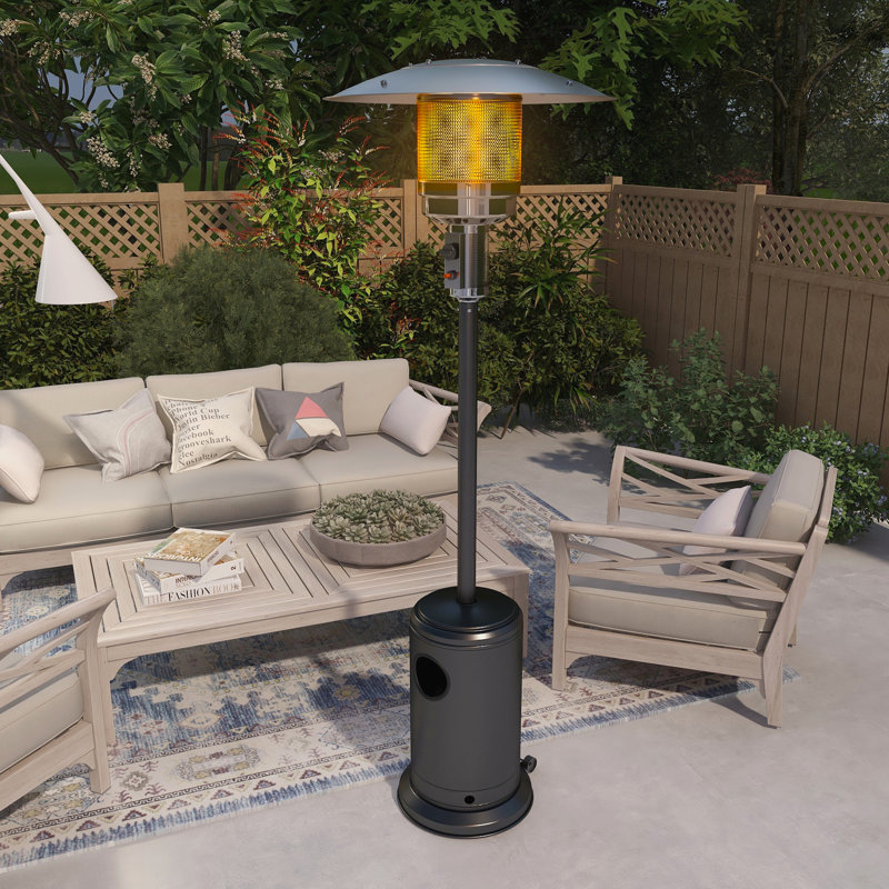Chauffe-terrasse au propane 47 000 BTU, Or martelé