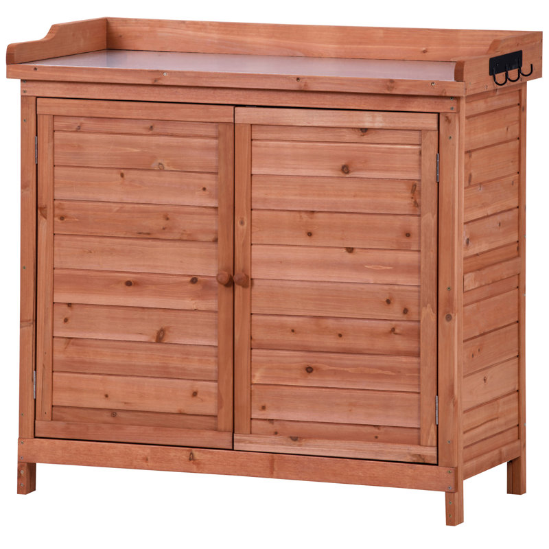 Outdoor 39" Potting Bench Table