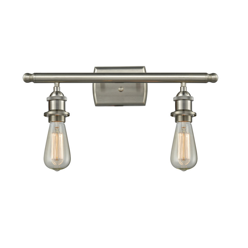Éclairage de salle de bain à intensité variable 2 lumières Orrington, Ampoule DEL 6 watts Vinage, Nickel satiné brossé