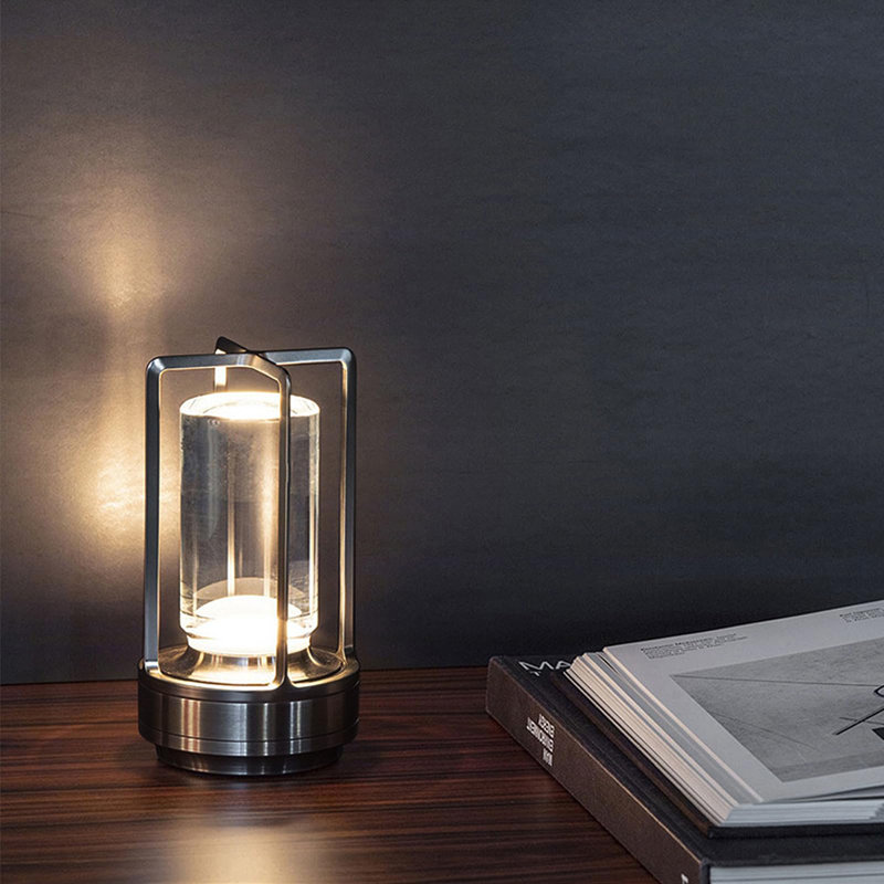 Lampe fantaisie en métal Nécat, Noir