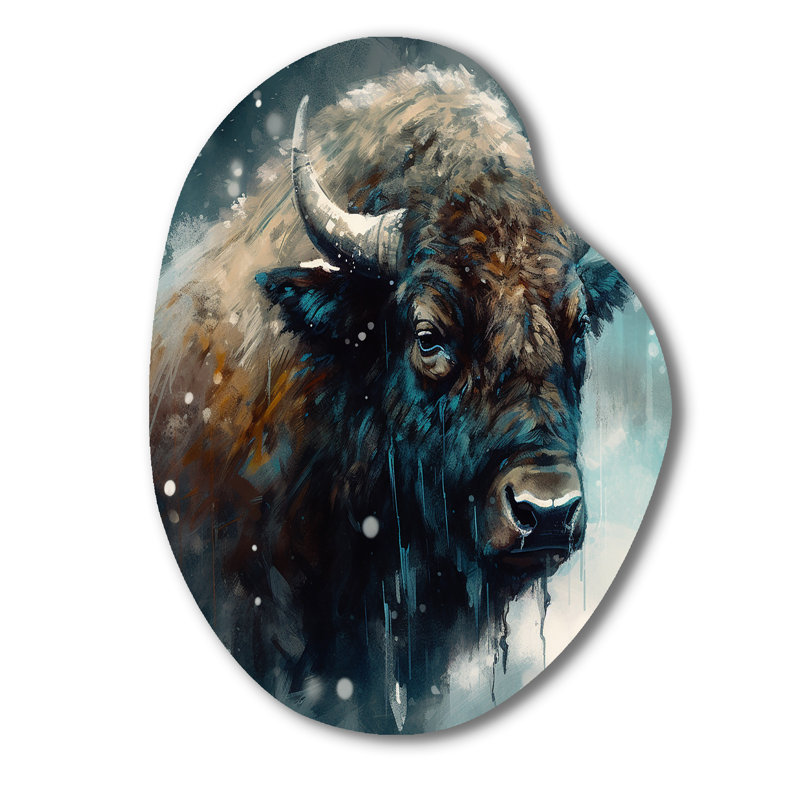 Décoration murale Buffalo, H 30 po x l 22 po