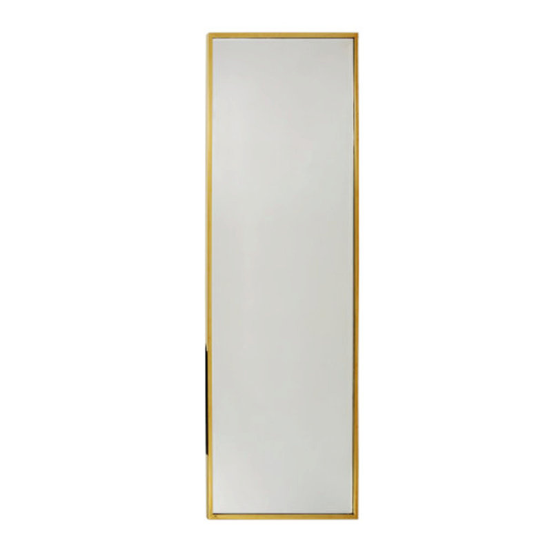 Rectangular Mirror With Stainless Steel Frame