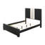 Mobilier de chambre à coucher contemporain en bois avec tête de lit à DEL avec tête de lit contemporaine 1pc-618143352-618143354