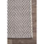 Benson Hand Woven Cotton Grey Indoor Rug-206346964
