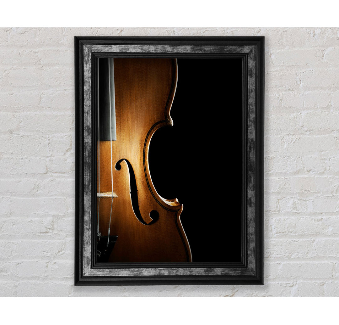 Double Bass Beauty - Einzelne Bilderrahmen Kunstdrucke