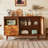 Bojana 59.1 " W Ash Solid Wood Sideboard