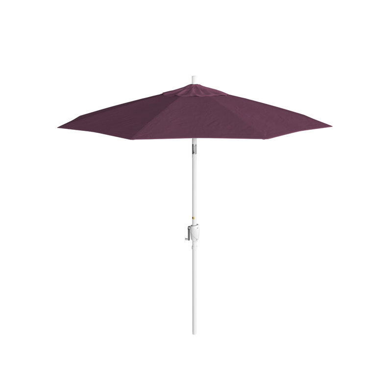 Parasol de marché 7,5', Blanc, Toile Sunbrella® iris, Sunbrella®