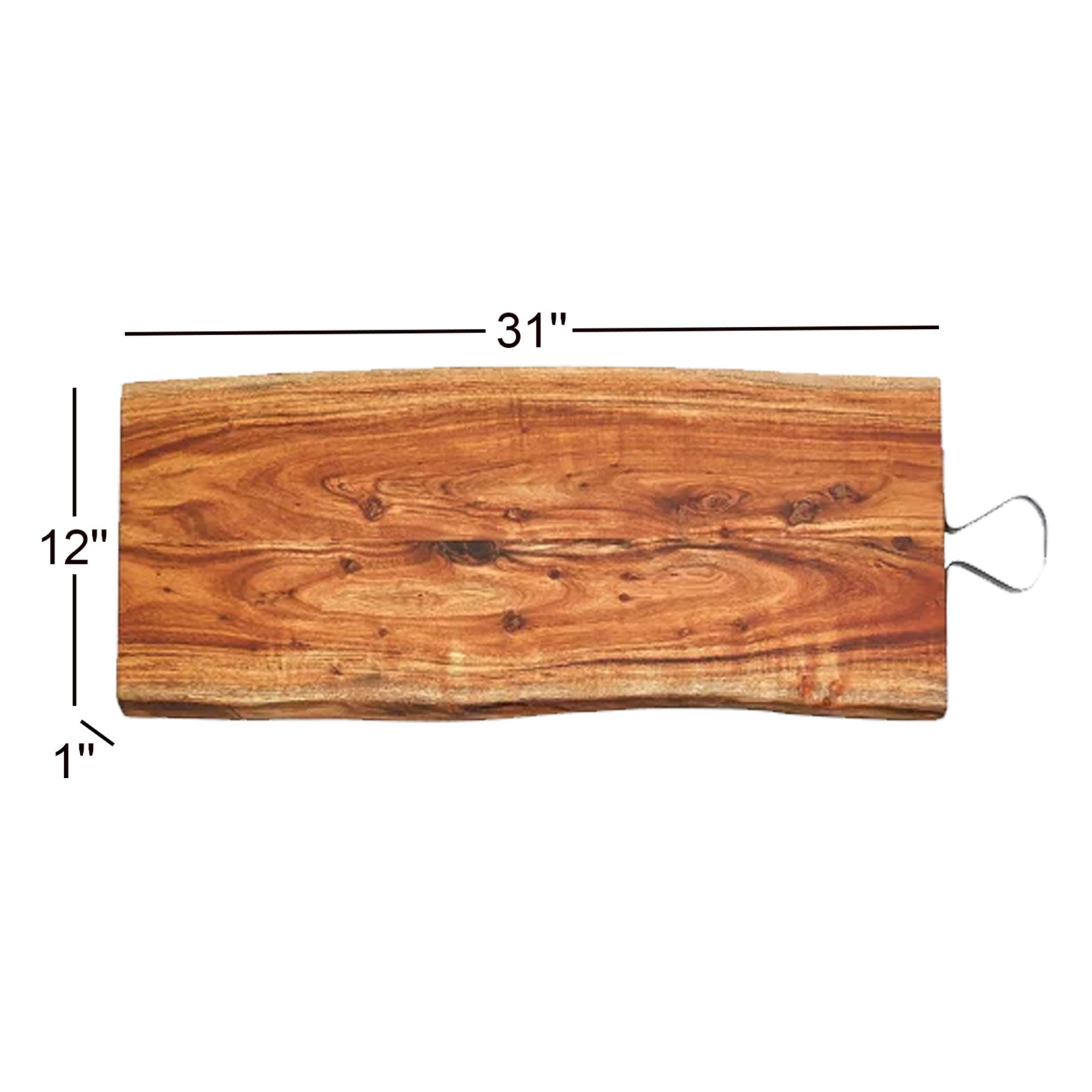 Serving Board Set with Iron Handles