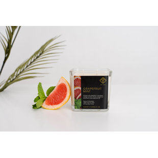 Grapefruit Mint Scented Jar Candle