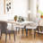 Leather Upholstered Dining Chairs Modern Wingback Side Chairs with Metal Legs for Home (Set of 2)-967358928