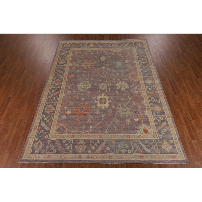 Vegetable Dye Oushak Turkish Area Rug