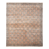 Dusty Rose Traditional Wool Silk Rug - 8' x 10'