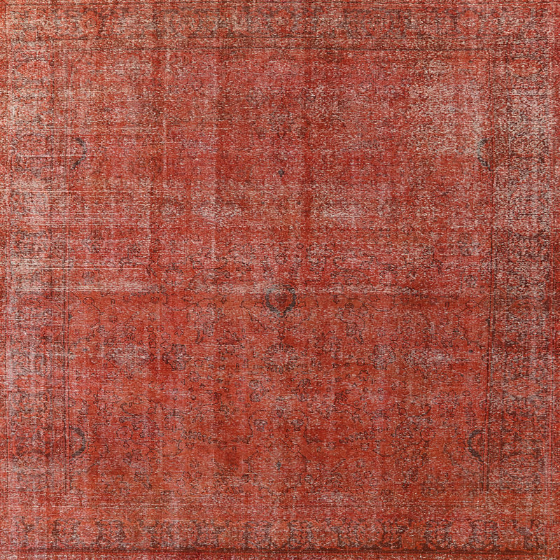 Oriental Indoor Rug, Square 4'