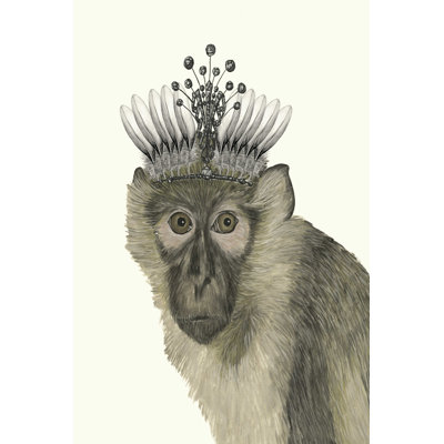 " Majestic Monkey I " by Melissa Wang Painting Print