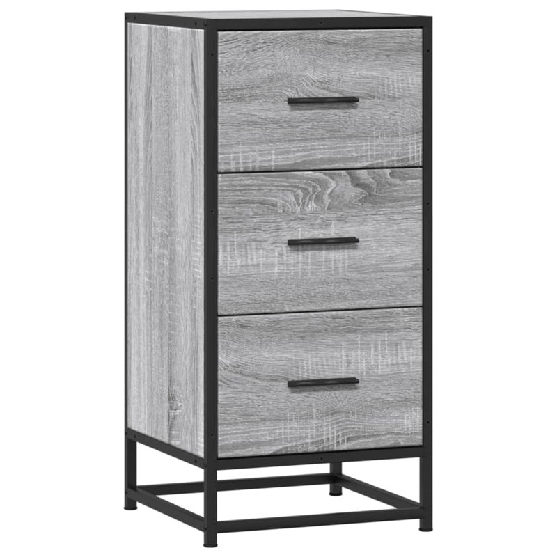 Shebria 35.5cm W Chest of Drawers, Grey Sonoma