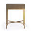 Table de bout haute de 26,5 po avec rangement Iberia
