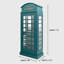 Armoire de bar avec cabine téléphonique Marroquin par RAM Game Room-100170149