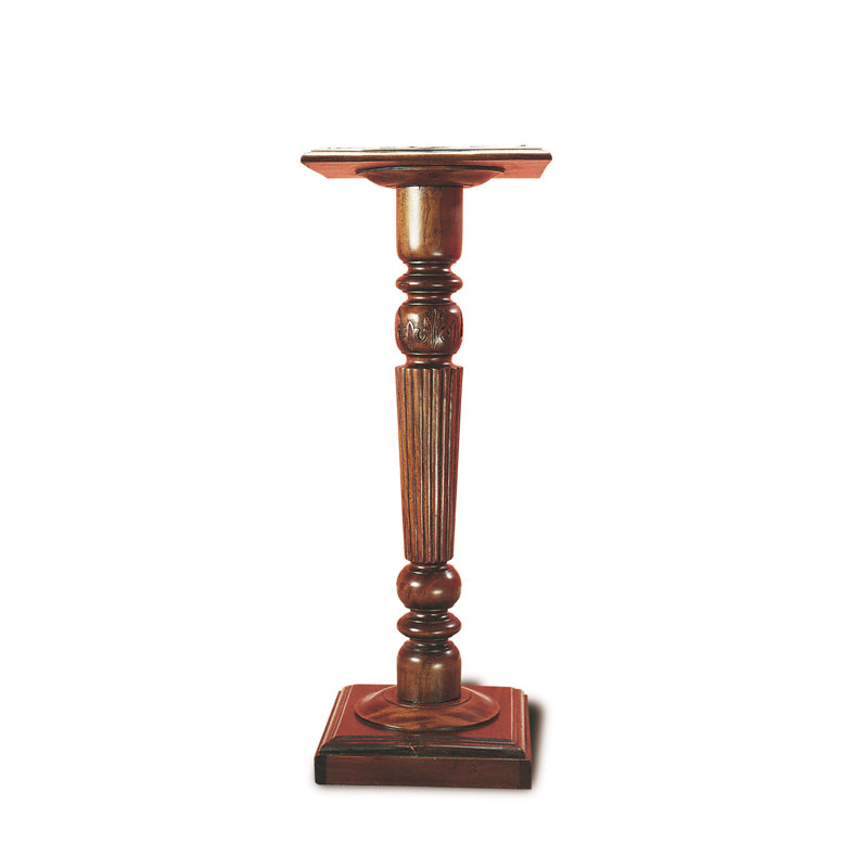 Keen Replicas Solid Wood Mahogany Plant Stand 1 Tier