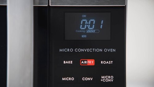 1.6 cu. ft. Countertop SpeedWave 3-in-1 Convection Oven, Air Fryer,  Microwave with Combi Speed Cooking in Black