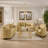 Whittier Camel Upholstered Sofa