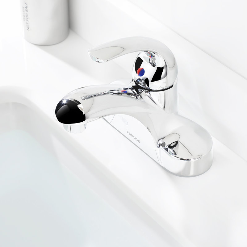Single-handle Bathroom Faucet with Drain Assembly