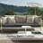 Outdooor Patio Chair Cushion 48"×18", High Density Foam Seat Cushion with Removable Waterproof Cover & Tie Straps,  Navy Blue,1 Pack-128965774-128965778