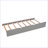 L-shaped Platform Bed with Trundle and Drawers Linked with built-in Desk-804221410