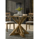Ebbert Round Solid Wood Base Dining Table