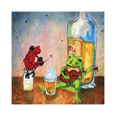 The Barbeque 1 Piece Wrapped Canvas Wall Art