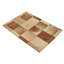 Tapis en cuir de vache brun clair