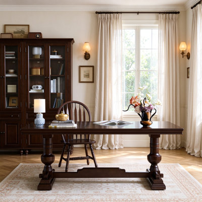 Solid Wood Writing Desk