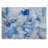 2' X 3' Navy Blue Abstract Washable Indoor Outdoor Area Rug