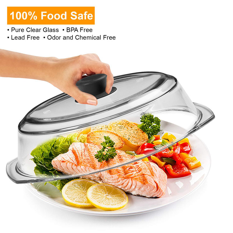Bezrat Glass Cover, Black