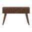 Table de rangement avec finition en noyer
