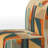 Full Moon Symphony Midcentury Abstract I - Upholstered Mid-Century Modern Slipper Chair, Midcentury Abstract Accent Chair