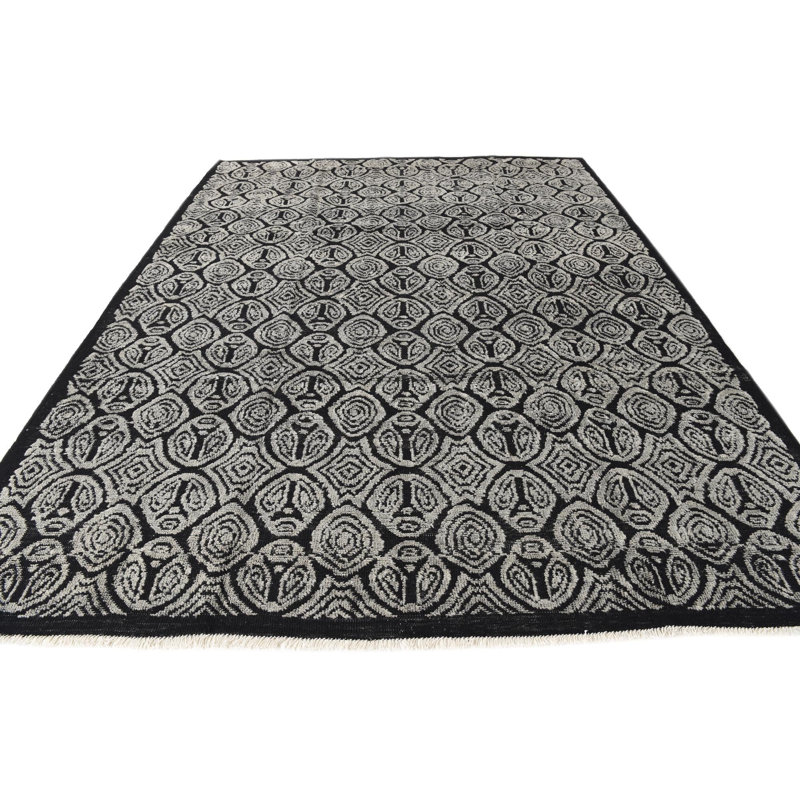 Tapis noir 9 x 12 Porcaro