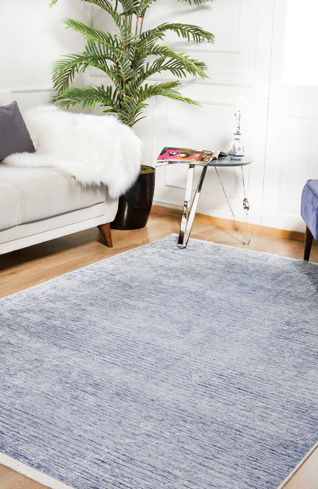 17 Stories Charlisa Grey Modern Polyester Digital Print Area Rug ...
