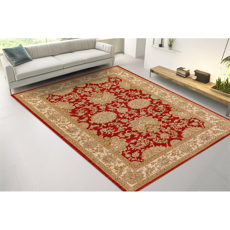 Tapis rouge agra Atterbury, Rectangle 6 pi 7 po x 9 pi 6 po