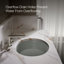 Verticyl Ceramic Oval Undermount Bathroom Sink with Overflow-1854038659