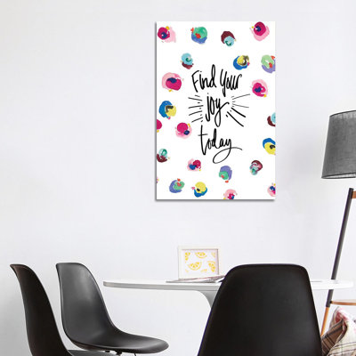 Find Your Joy by Nola James - Wrapped Canvas Painting