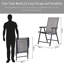 Ensemble de 2 chaises de patio pliantes