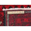 Tapis unique rouge à motif oriental 4 x 9 po Tribal