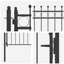 131 cm W Gate Fencing
