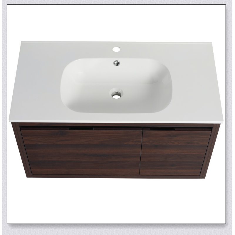 Meuble-lavabo 36 po avec lavabo en gel
