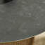 Halleli Metal & Rattan Round Garden Dining Table - Modern Boho Style-123139906