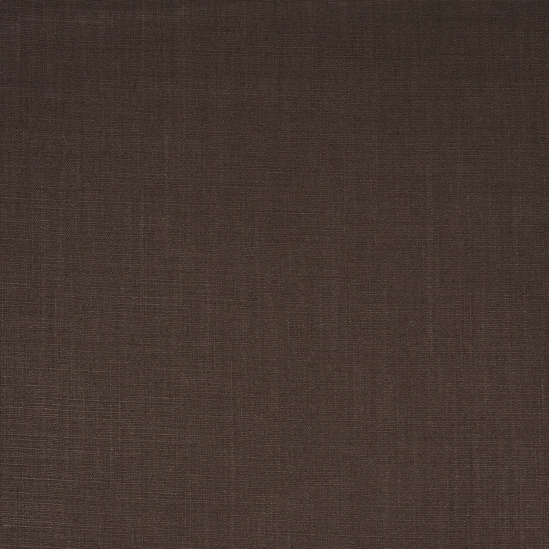 Tissu en lin verni Leo, Chocolat