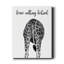 Girafe Bum par Danita Delimont - reproduction d'art sur toile tendue-1300524481